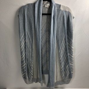 Knox Rose Blue and Gray Cozy Cardigan‎ Knit Size Small